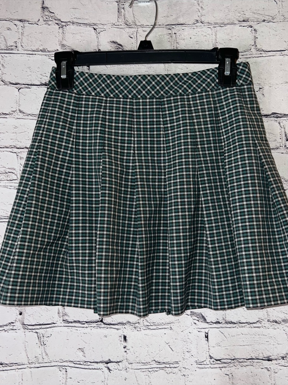Sunday Best by Aritzia Plaid Pleated Mini Skirt Size 4